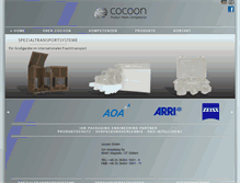 Tablet Screenshot of cocoon-competence.de